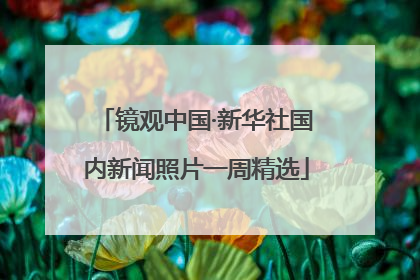 镜观中国·新华社国内新闻照片一周精选