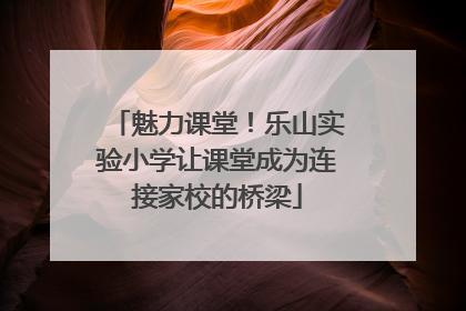 魅力课堂！乐山实验小学让课堂成为连接家校的桥梁