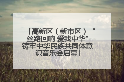 高新区（新市区）“丝路回响 爱我中华”铸牢中华民族共同体意识音乐会启幕