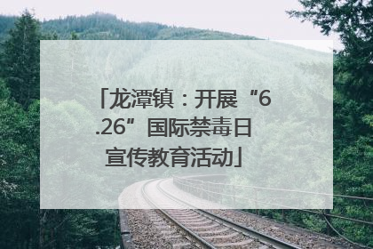龙潭镇：开展“6.26”国际禁毒日宣传教育活动